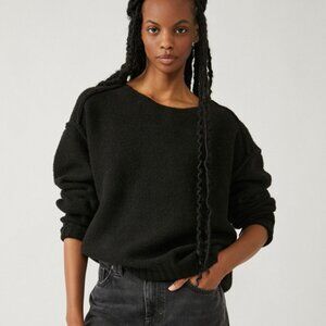 NWT Free People Eastwood Knit Pullover, Size L
